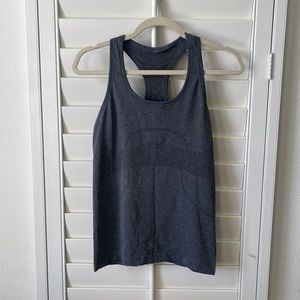 Lululemon Swiftly Tech Racerback Tank Top 2.0 in dark slate sz 6